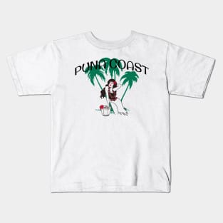 Puna Coast Drummer Girl Kids T-Shirt